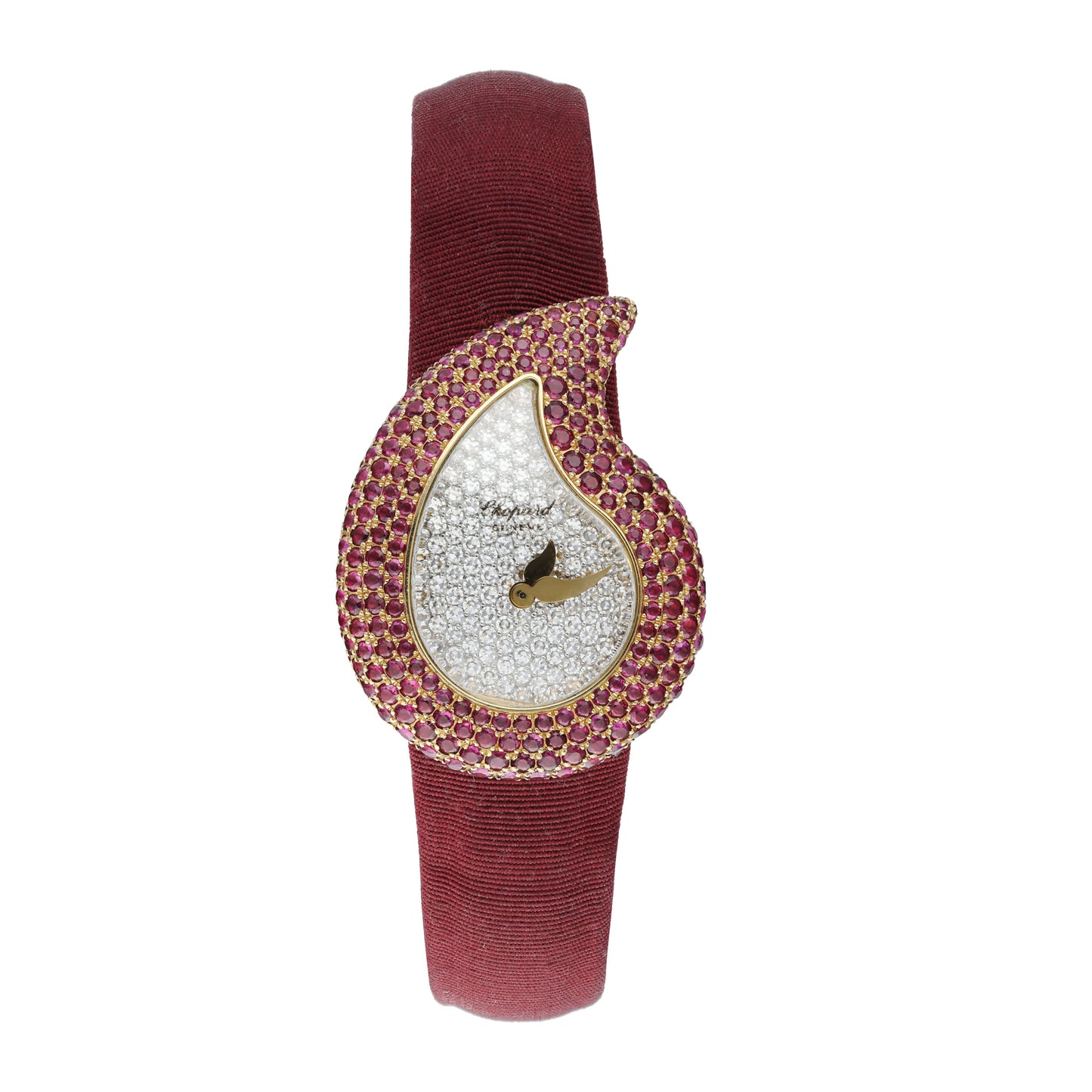 CH03052006CON - Chopard Rubys Diamonds Dial 18k Yellow Gold Ladies Watch_1.jpg