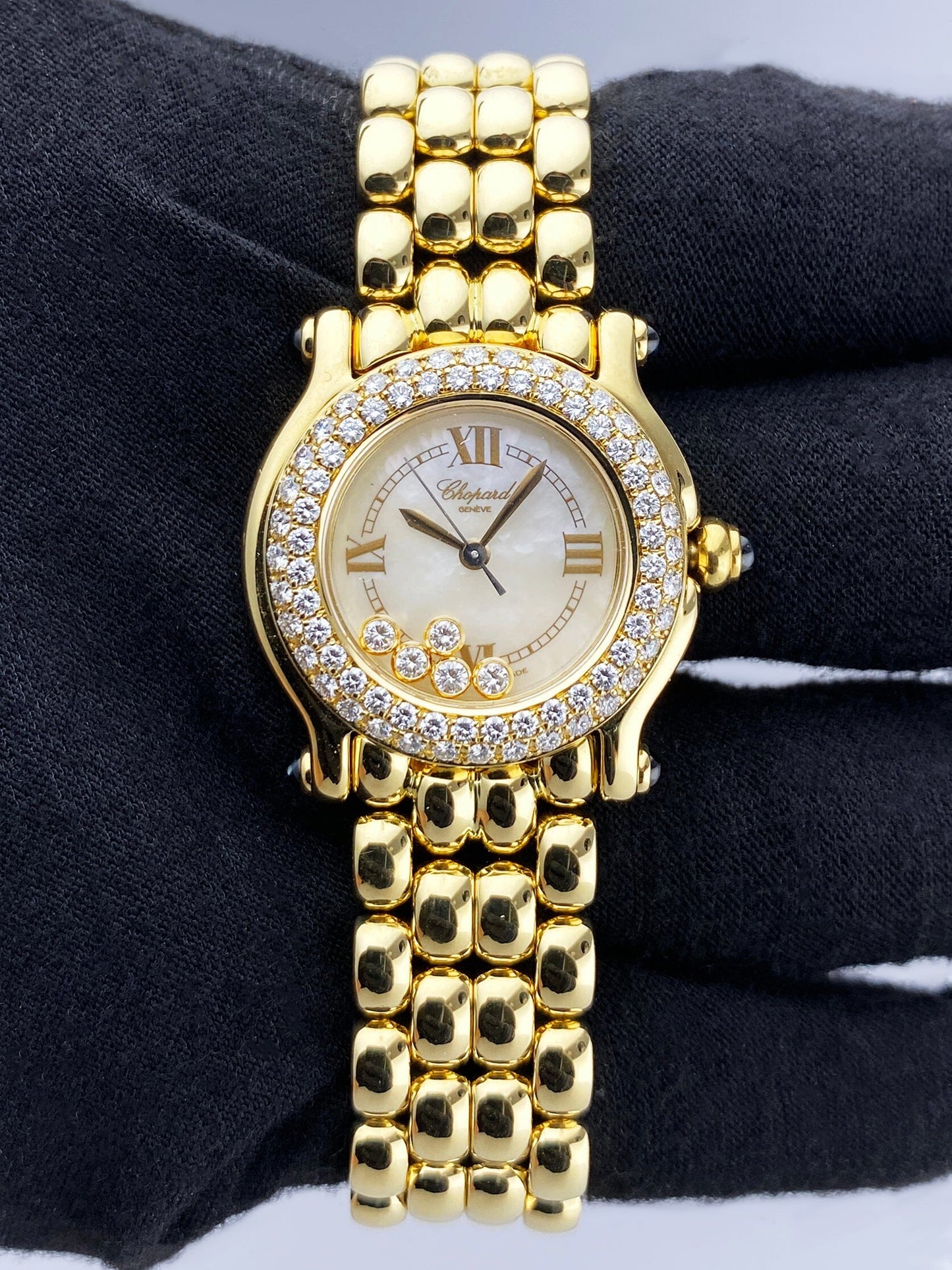 Chopard Happy Sport 27/6151-23 Diamond MOP Ladies Watch - Watches