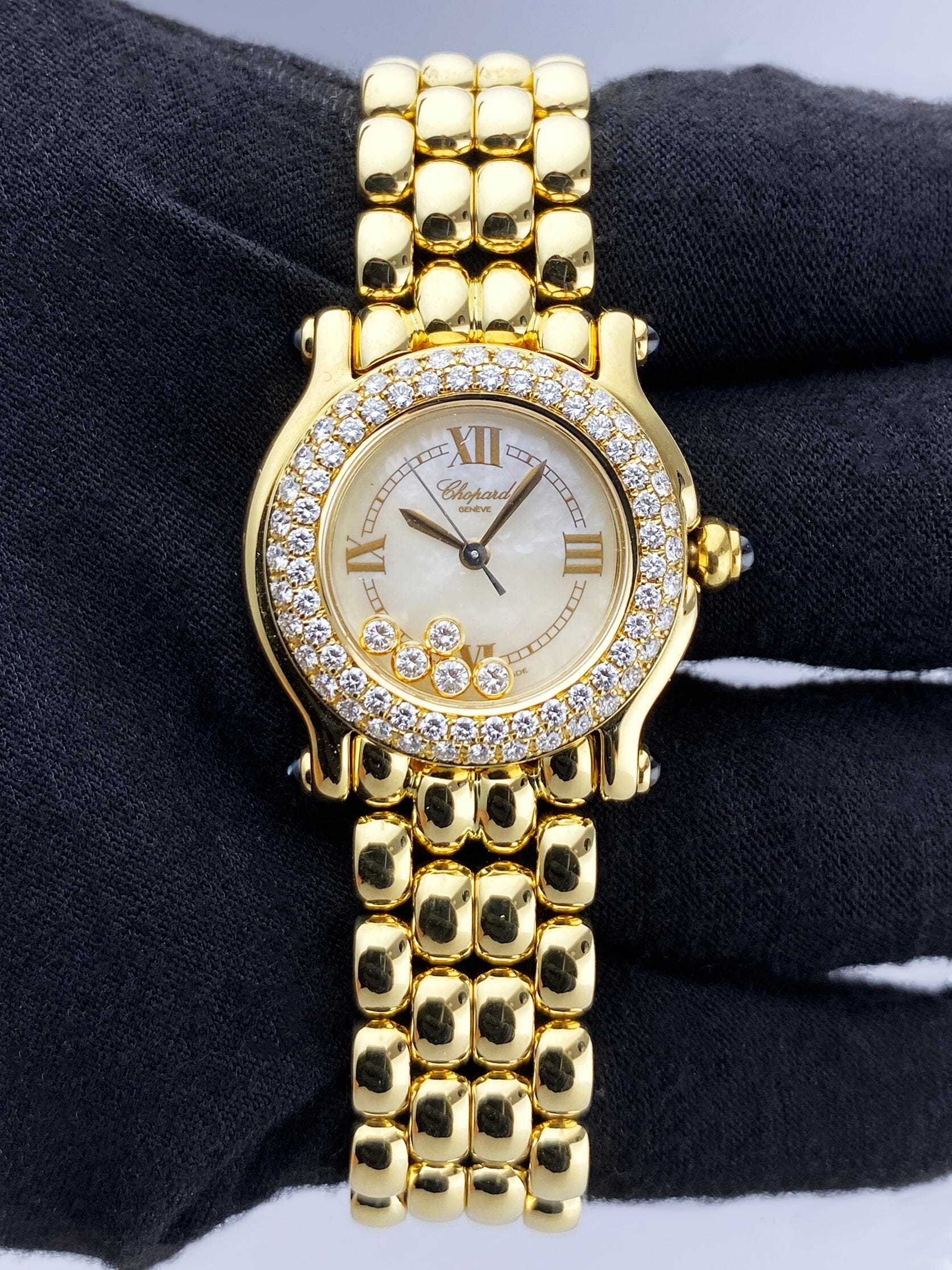 Chopard Happy Sport 27/6151-23 Diamond MOP Ladies Watch - Watches