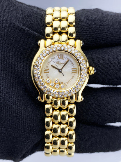 Chopard Happy Sport 27/6151-23 Diamond MOP Ladies Watch - Watches