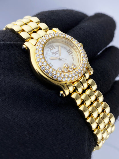 Chopard Happy Sport 27/6151-23 Diamond MOP Ladies Watch - Watches