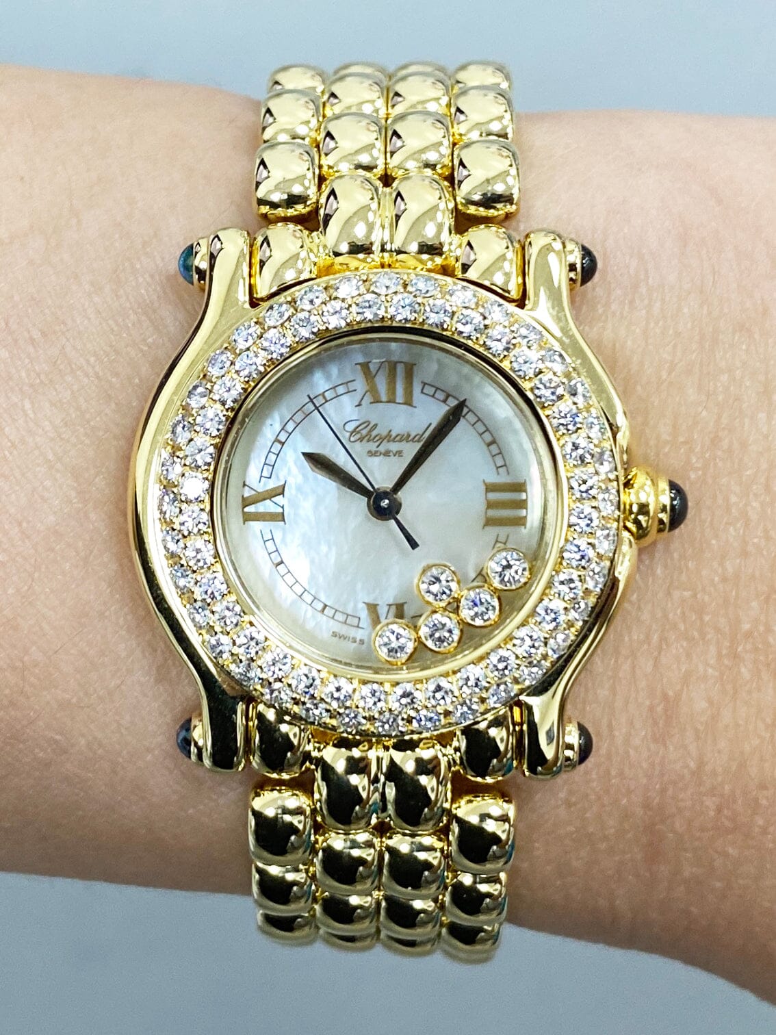 Chopard Happy Sport 27/6151-23 Diamond MOP Ladies Watch – Phigora