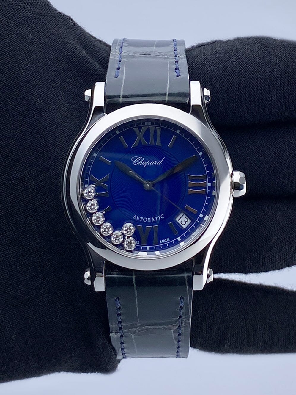 Chopard Happy Sport 278559-3008 Blue Dial Ladies Watch Box – Phigora