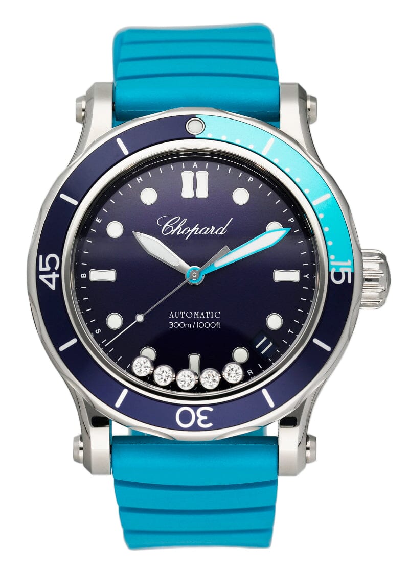 Chopard Happy Sport 278587-3001 Blue Dial Ladies Watch Box – Phigora