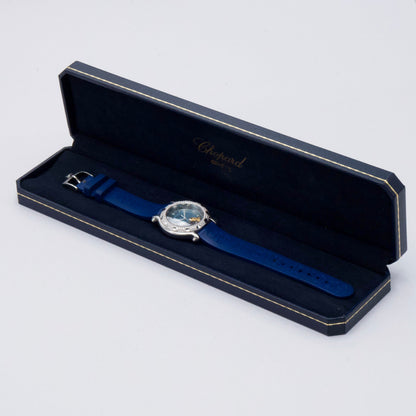 Chopard Happy Sport Fish 27/8822 Blue Dial Ladies Watch With Box - Watches