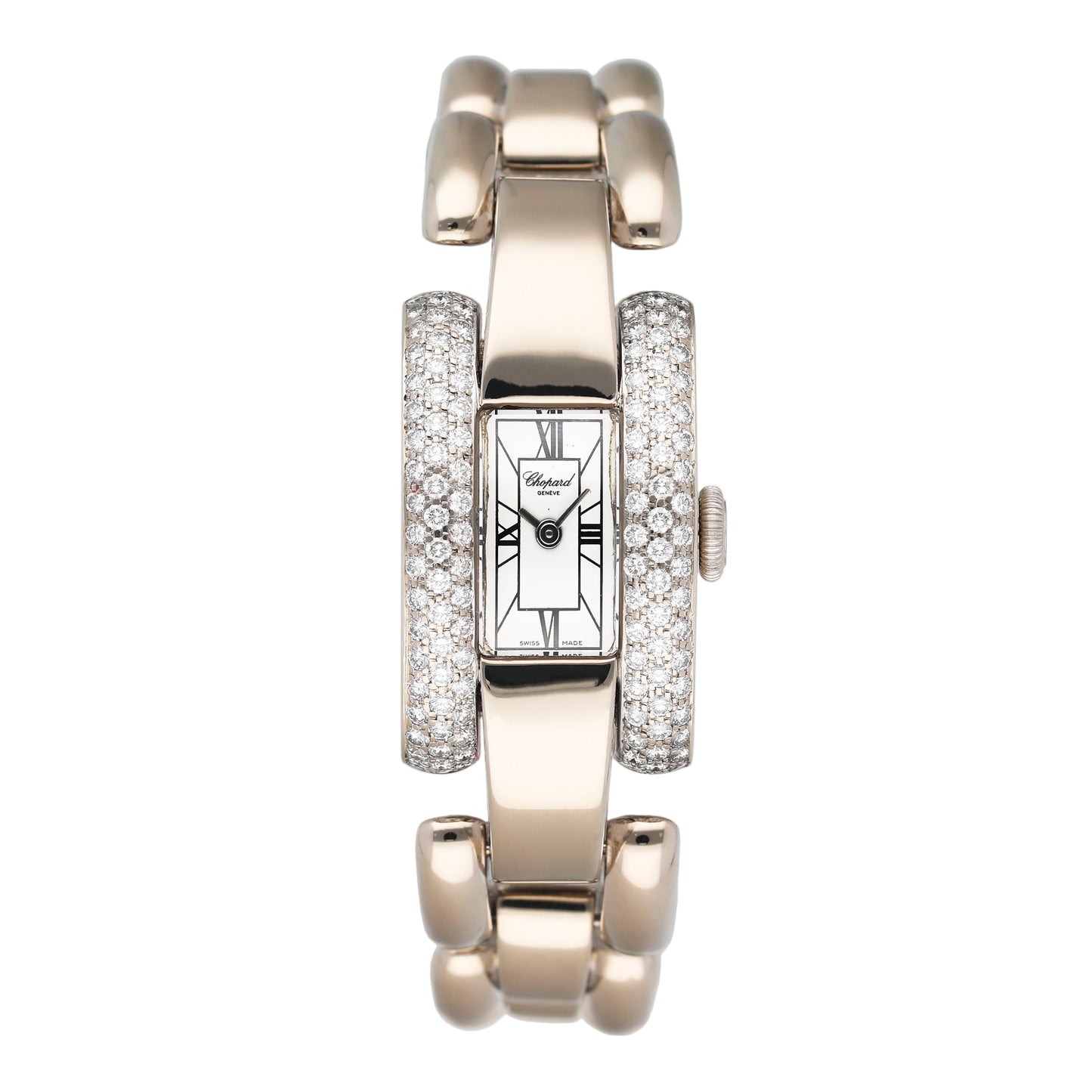 Chopard La Strada 433 1 White Dial Ladies Watch
