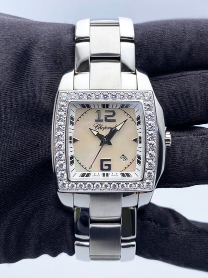 Chopard Two O Ten 8464 MOP Dial Diamond Steel Watch - Watches