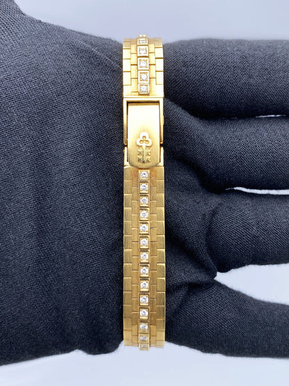 Corum Golden Bridge 13102H32 Diamond Yellow Gold Ladies Watch - Watches