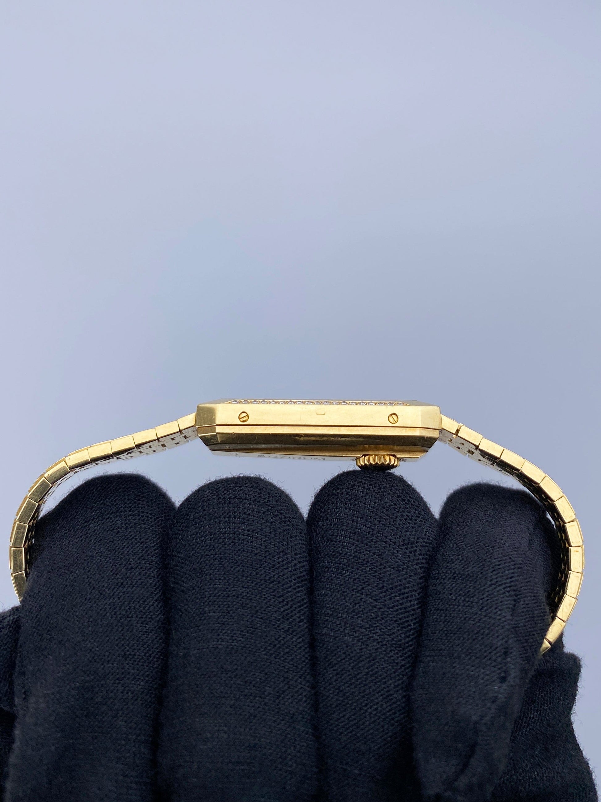 Corum Golden Bridge 13102H32 Diamond Yellow Gold Ladies Watch - Watches