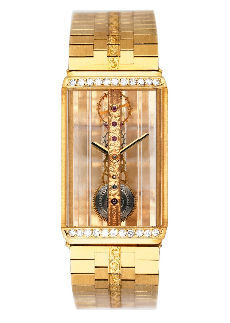 Corum Golden Bridge Diamond Yellow Gold Ladies Watch - Watches