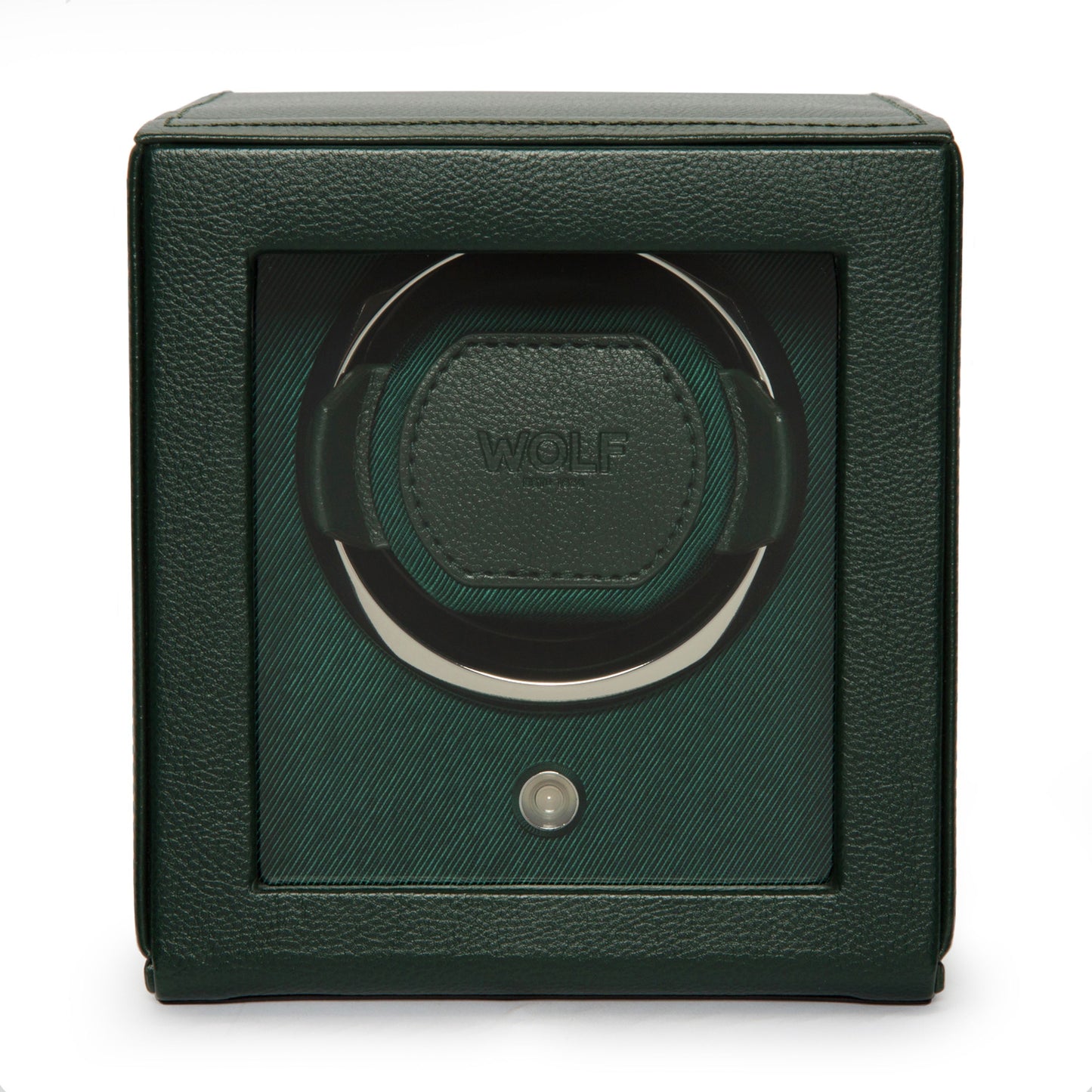 Cub Single Watch Winder with Cover - Green