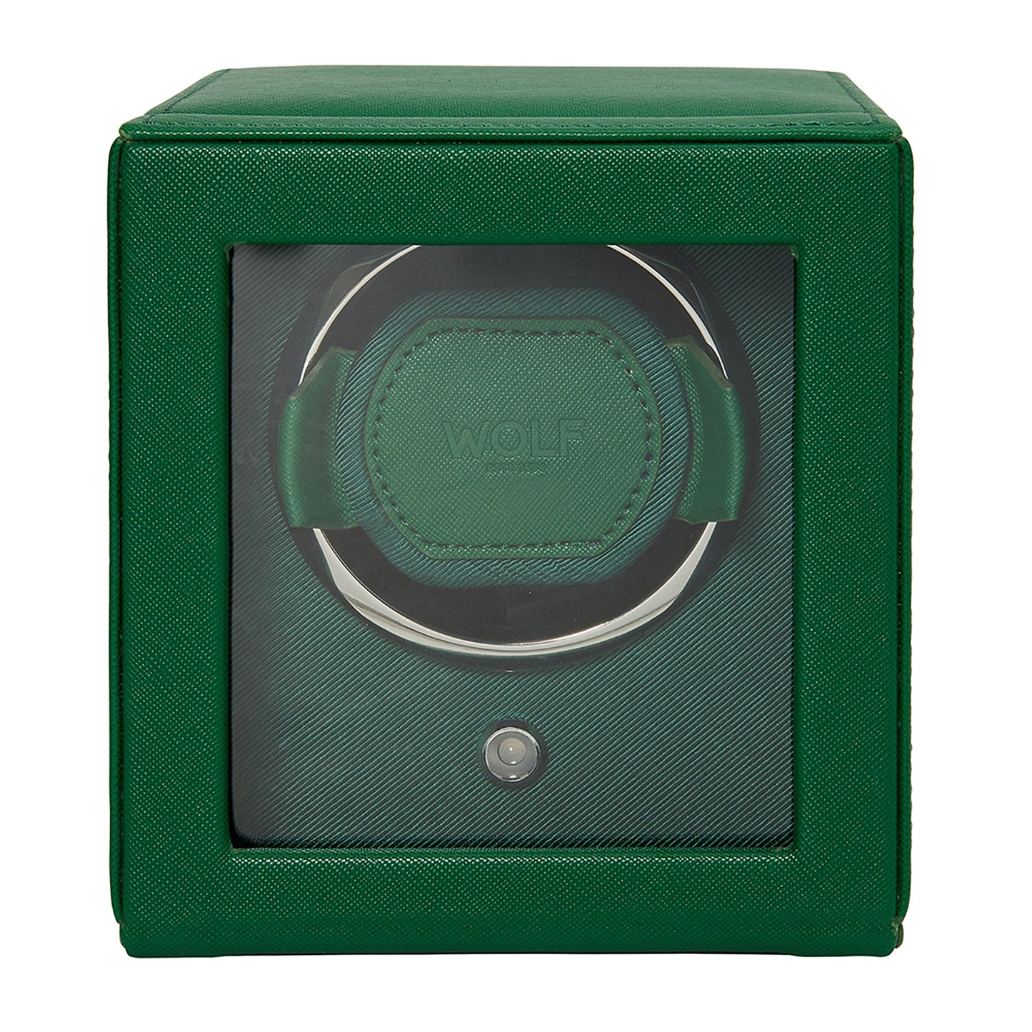 Cub Single Watch Winder with Cover - Tutti Frutti Green