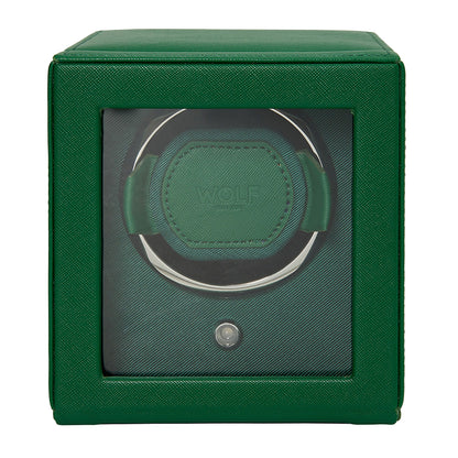 Cub Single Watch Winder with Cover - Tutti Frutti Green