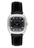 David Yurman Thoroughtbred T304-XSST Black MOP Diamond Ladies Watch - Watches