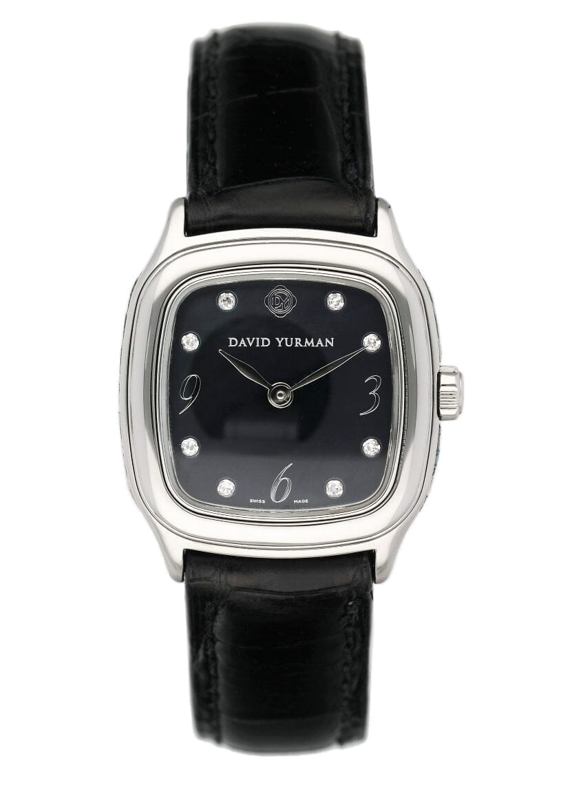 David Yurman Thoroughtbred T304-XSST Black MOP Diamond Ladies Watch - Watches