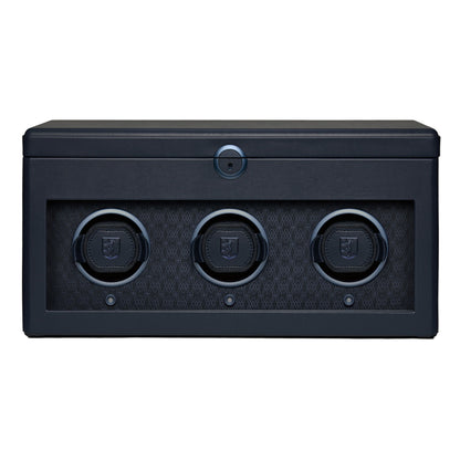 Earth Triple Watch Winder - Midnight Blue