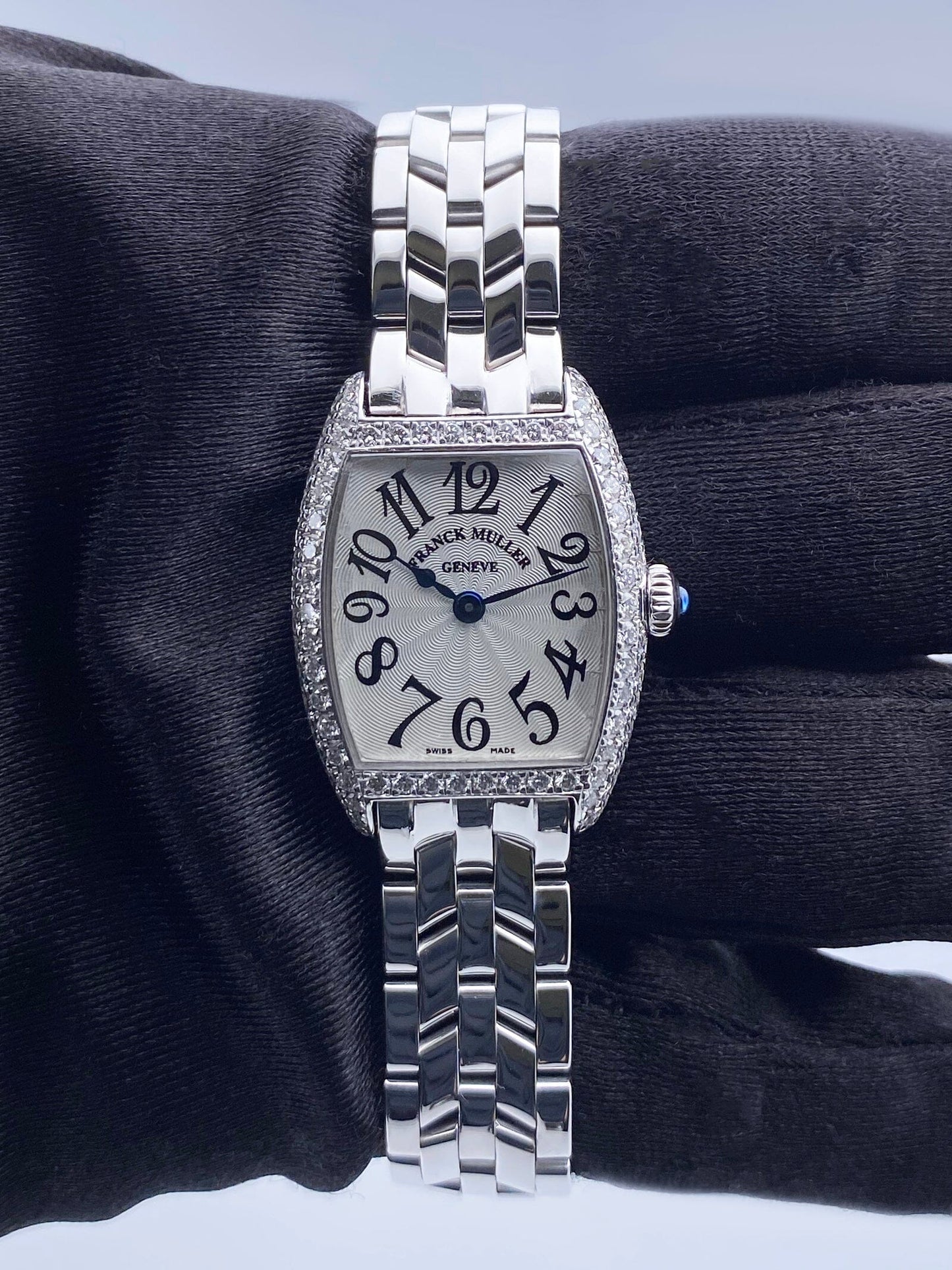 Franck Muller Cintree Curvex 2251 QZ D Diamond Ladies Watch Box Papers - Watches
