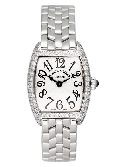 Franck Muller Cintree Curvex 2251 QZ D Diamond Ladies Watch Box Papers - Watches