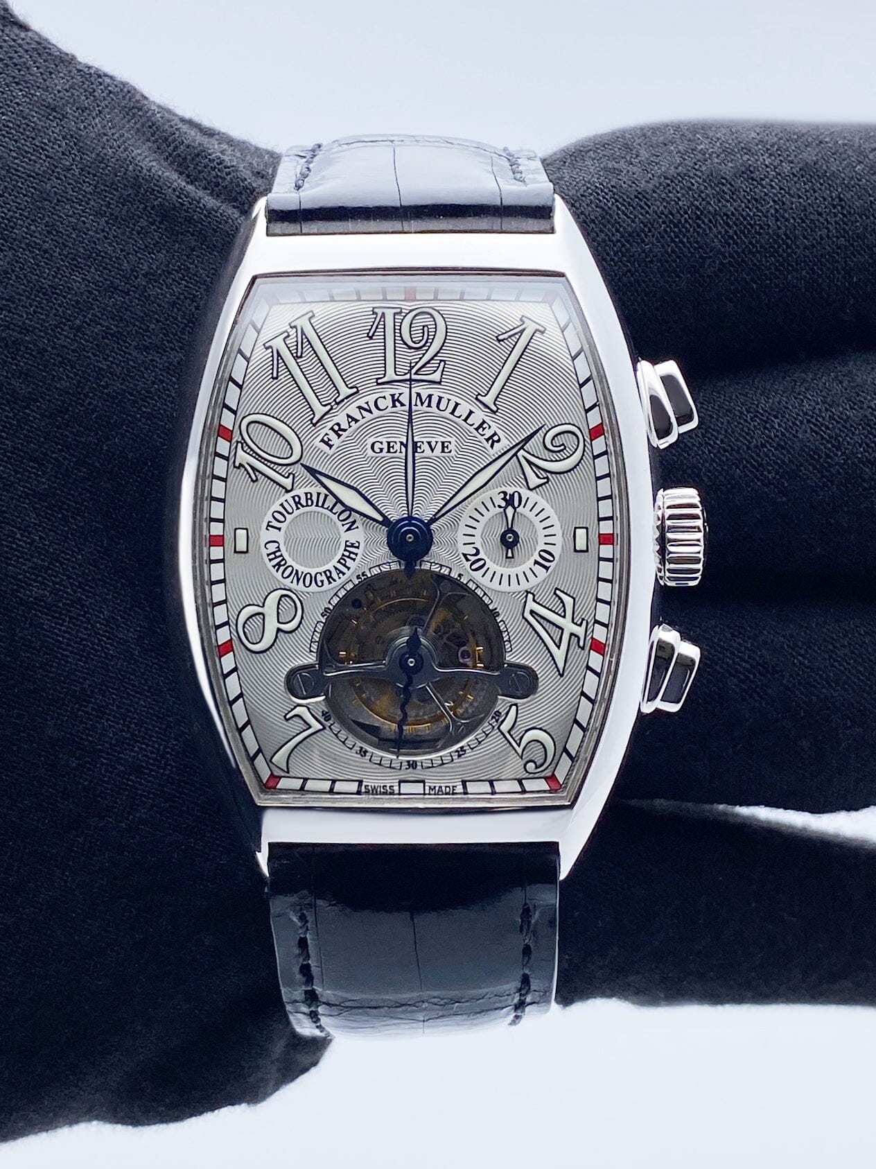 Franck Muller Cintree Curvex 7850CCT Chronograph Tourbillon Mens Watch - Watches