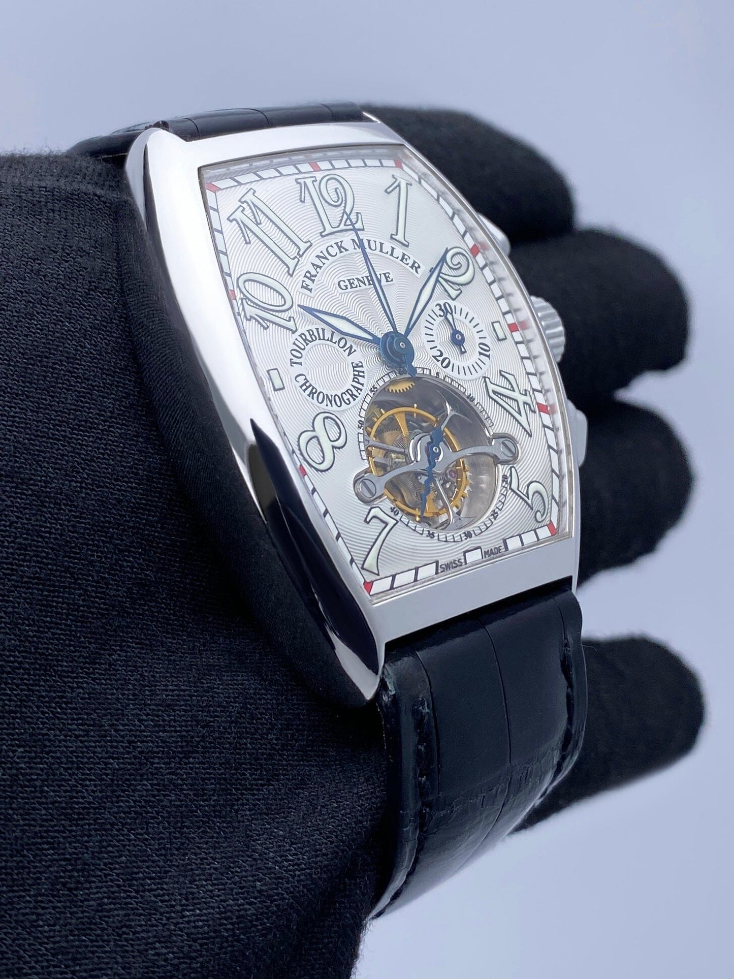 Franck Muller Cintree Curvex 7850CCT Chronograph Tourbillon Mens Watch - Watches