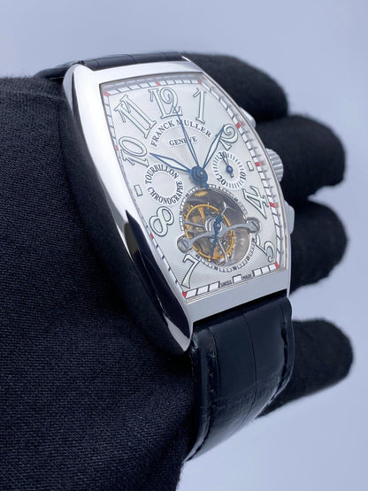 Franck Muller Cintree Curvex 7850CCT Chronograph Tourbillon Mens Watch - Watches