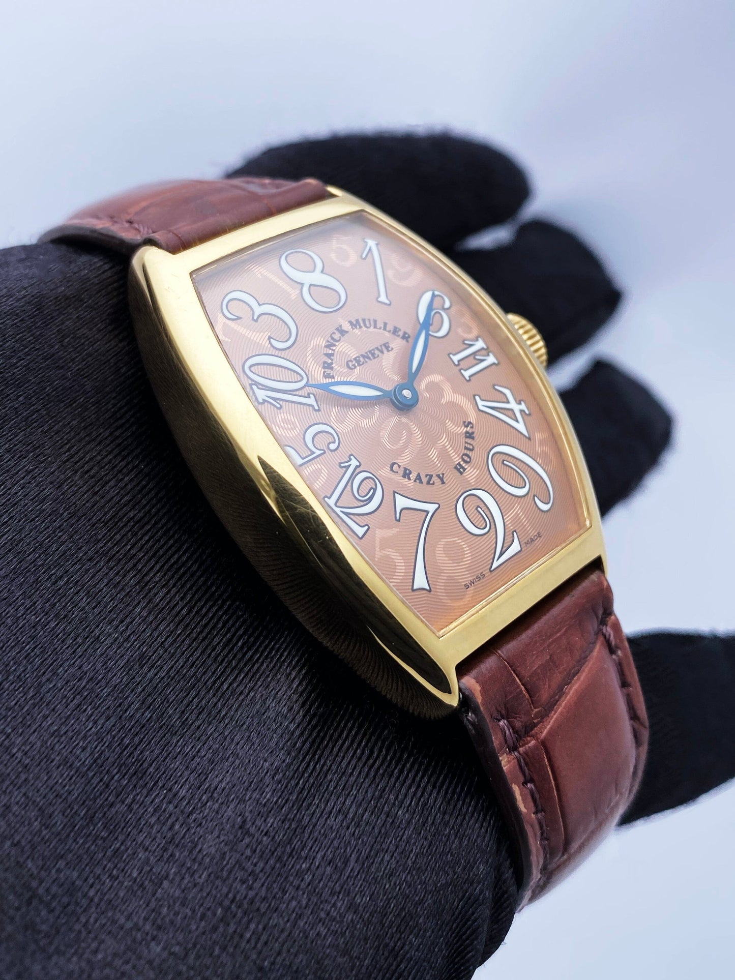 Franck Muller Crazy Hours Color 5850 CH Chocolate Dial Mens Watch - Watches