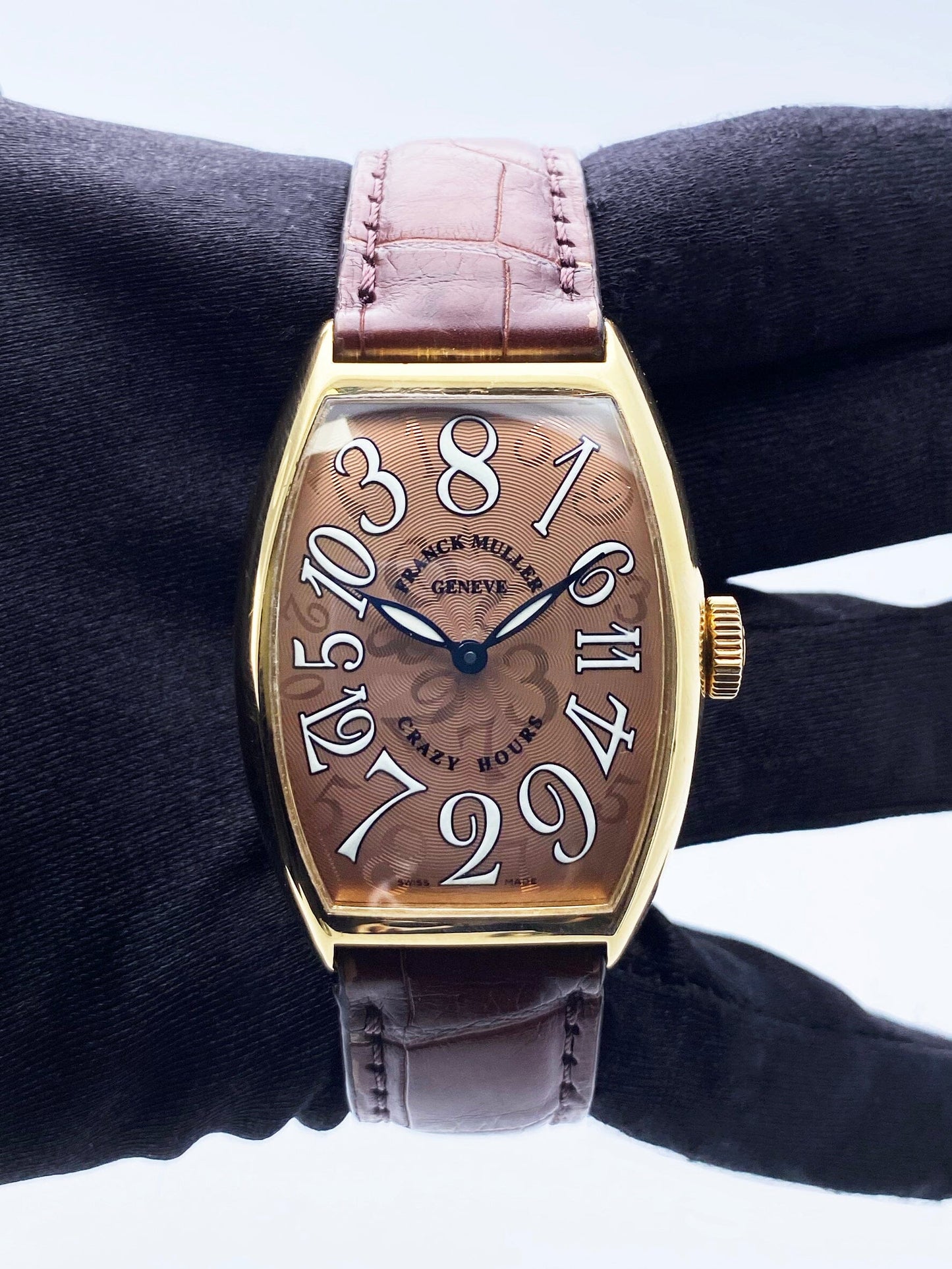 Franck Muller Crazy Hours Color 5850 CH Chocolate Dial Mens Watch - Watches