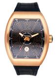 Franck Muller Vanguard V 45 SC DT Black Dial Mens Watch With Papers - Watches