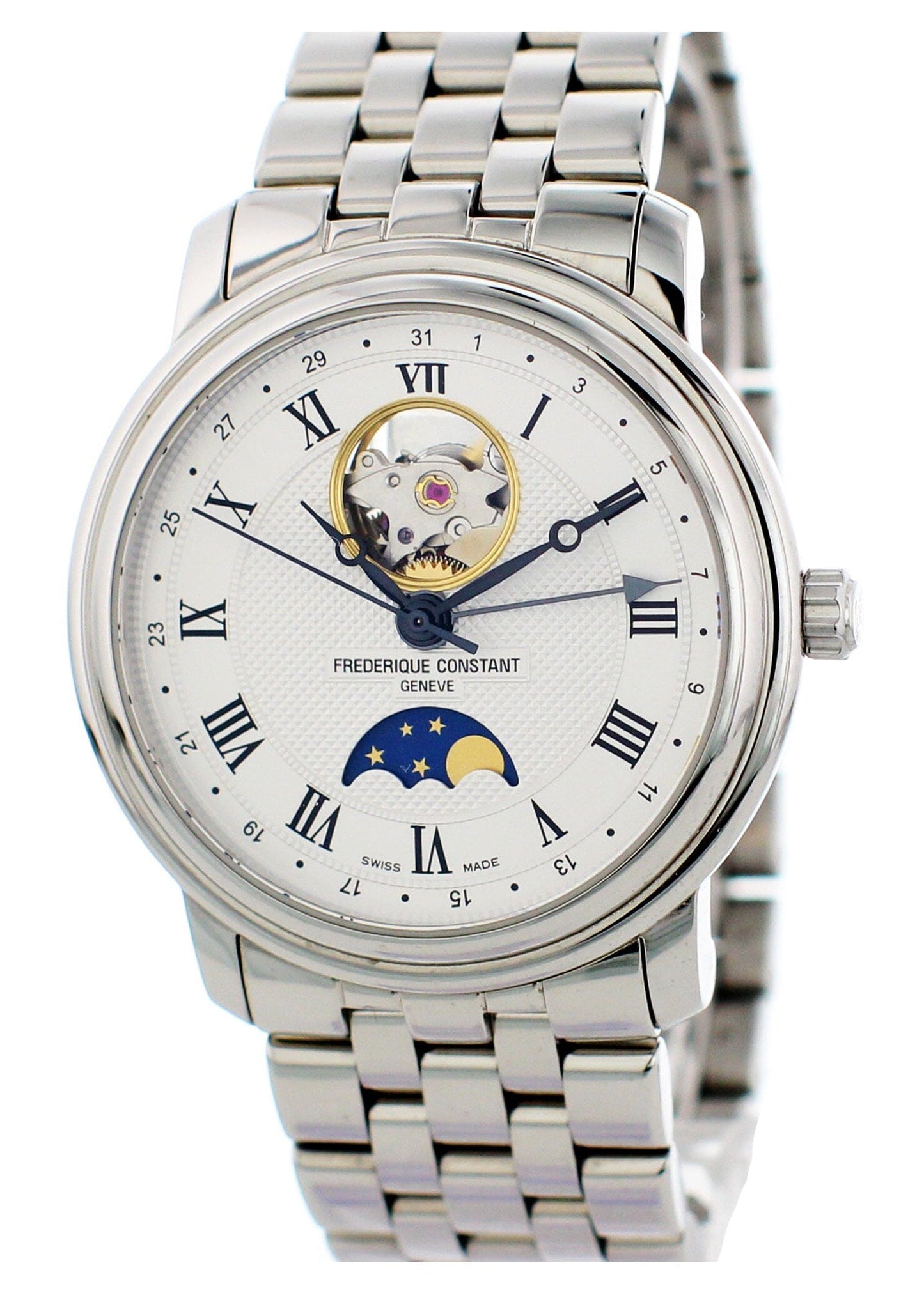 Frederique Constant Classic Moonphase 335MC4P6B2 Original Box - Wristwatch