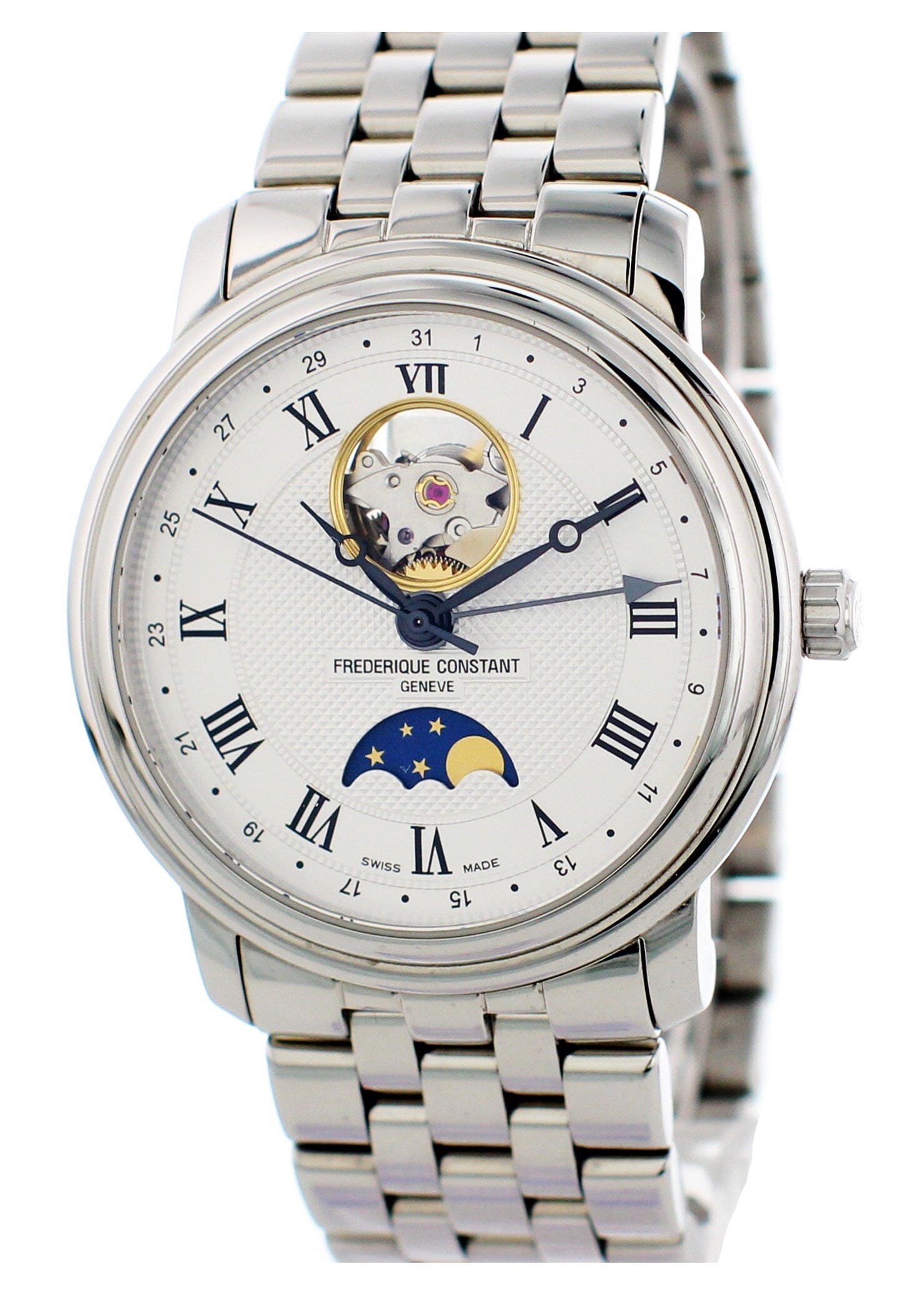 Frederique Constant Classic Moonphase 335MC4P6B2 Original Box - Wristwatch