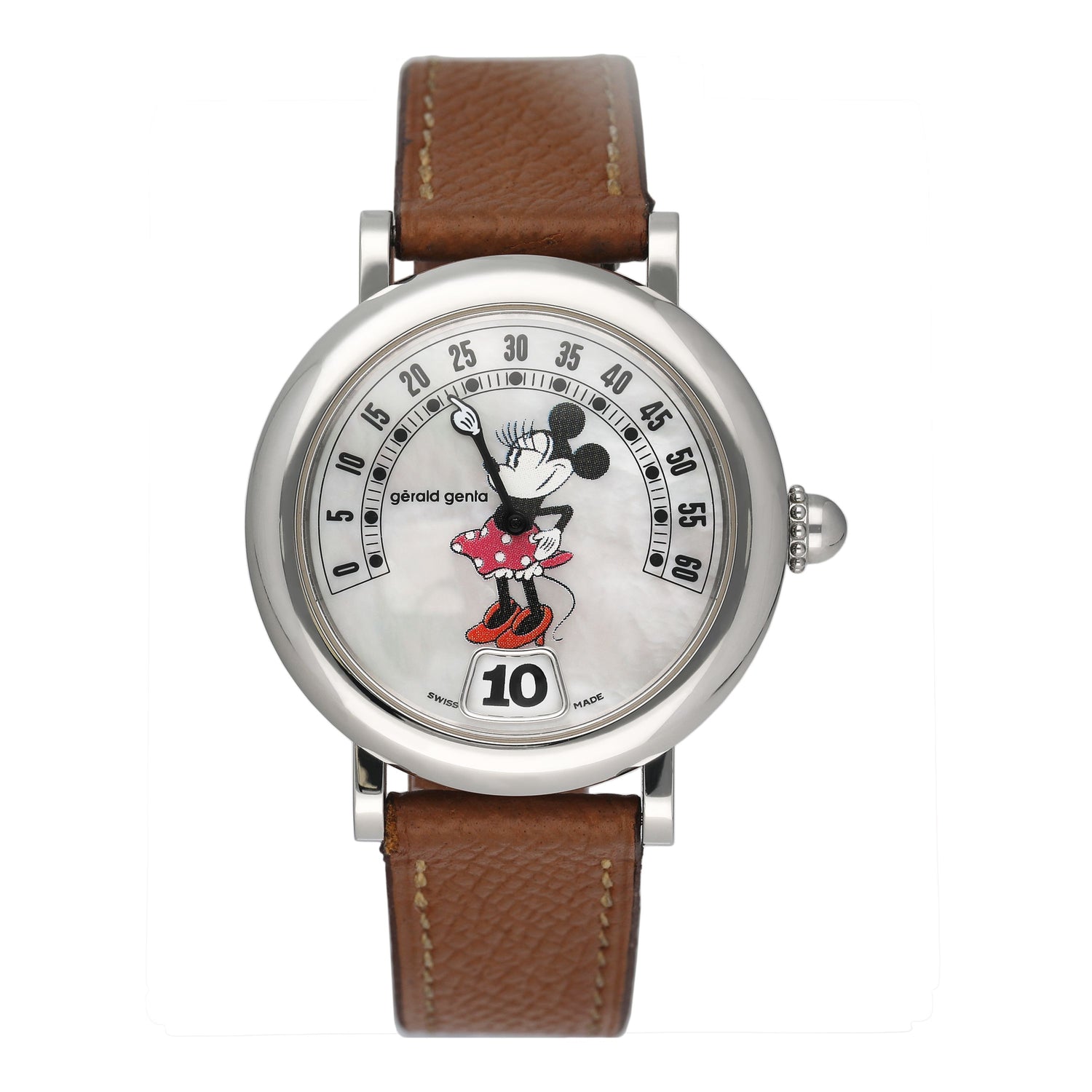 Gérald Genta Disney G.3612 Minnie Mouse MOP Dial Ladies Watch - Watches