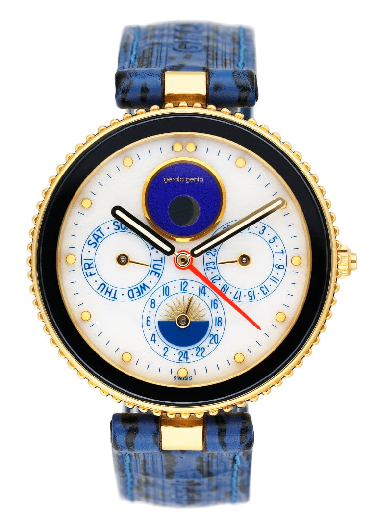 Gérald Genta Gefica G.2778.7 MOP Moon Phase Watch Papers - Watches