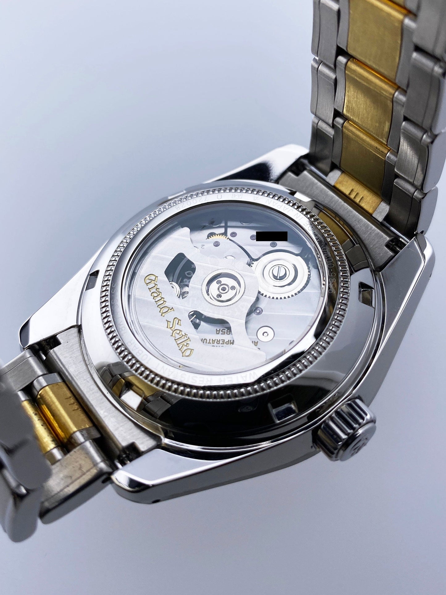 Grand Seiko Heritage SBGH252 White Dial Two Tone Mens Watch - Virtual