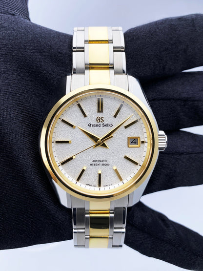 Grand Seiko Heritage SBGH252 White Dial Two Tone Mens Watch - Virtual