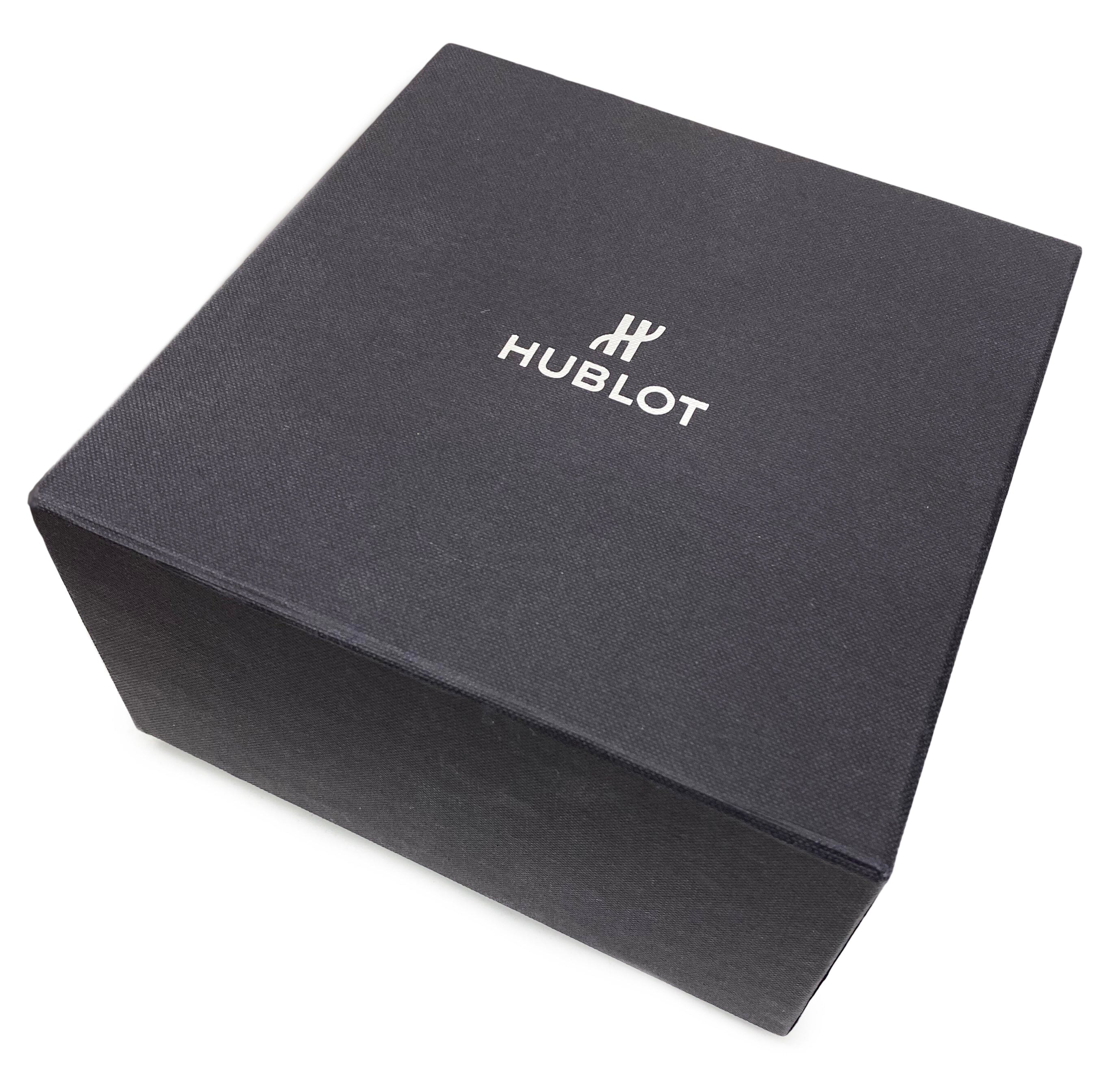 Hublot Classic Fusion Aerofusion Black Magic Mens Watch Box Papers