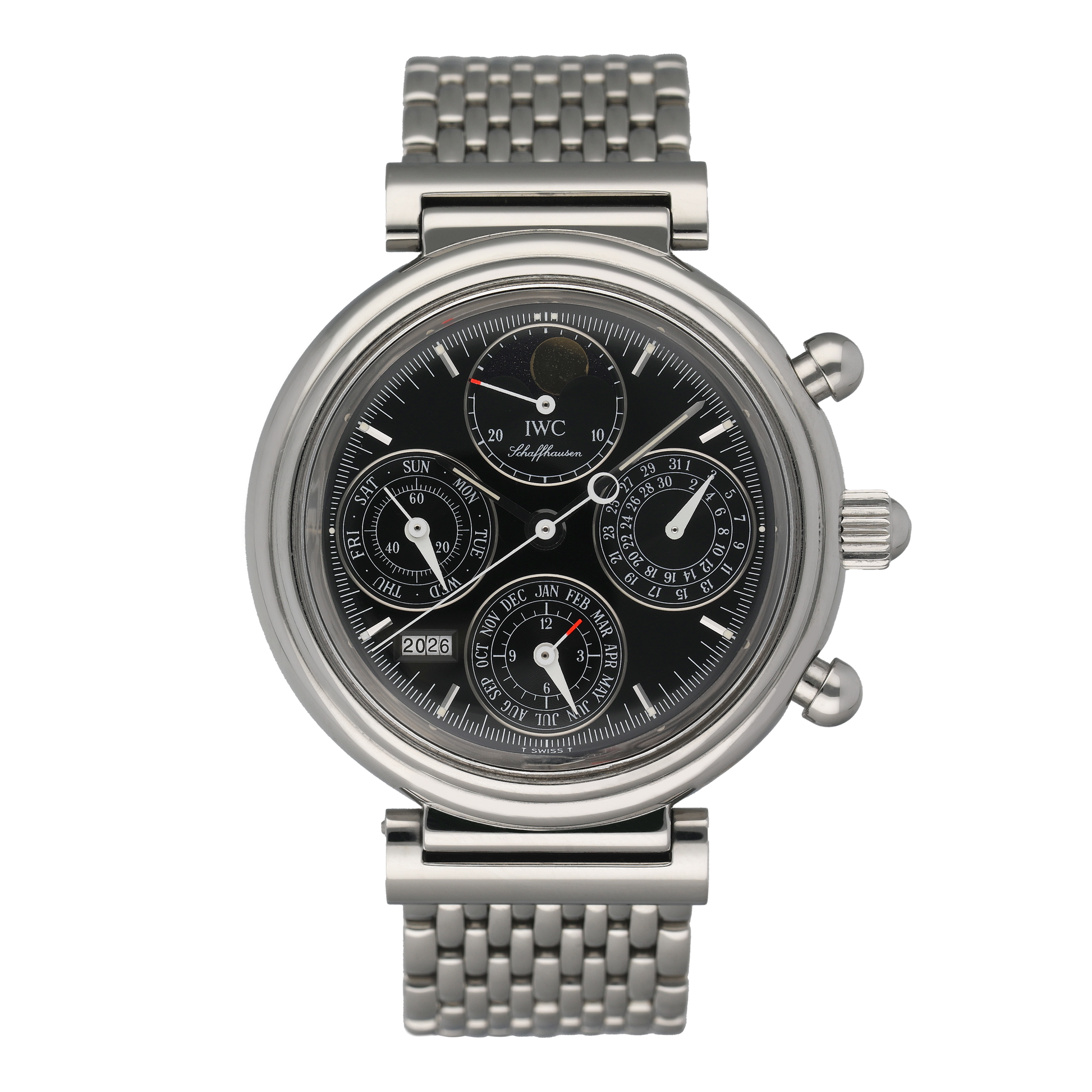 IWC Da Vinci Perpetual Calendar IW375034 Black Dial Mens Watch Box Papers - Watches