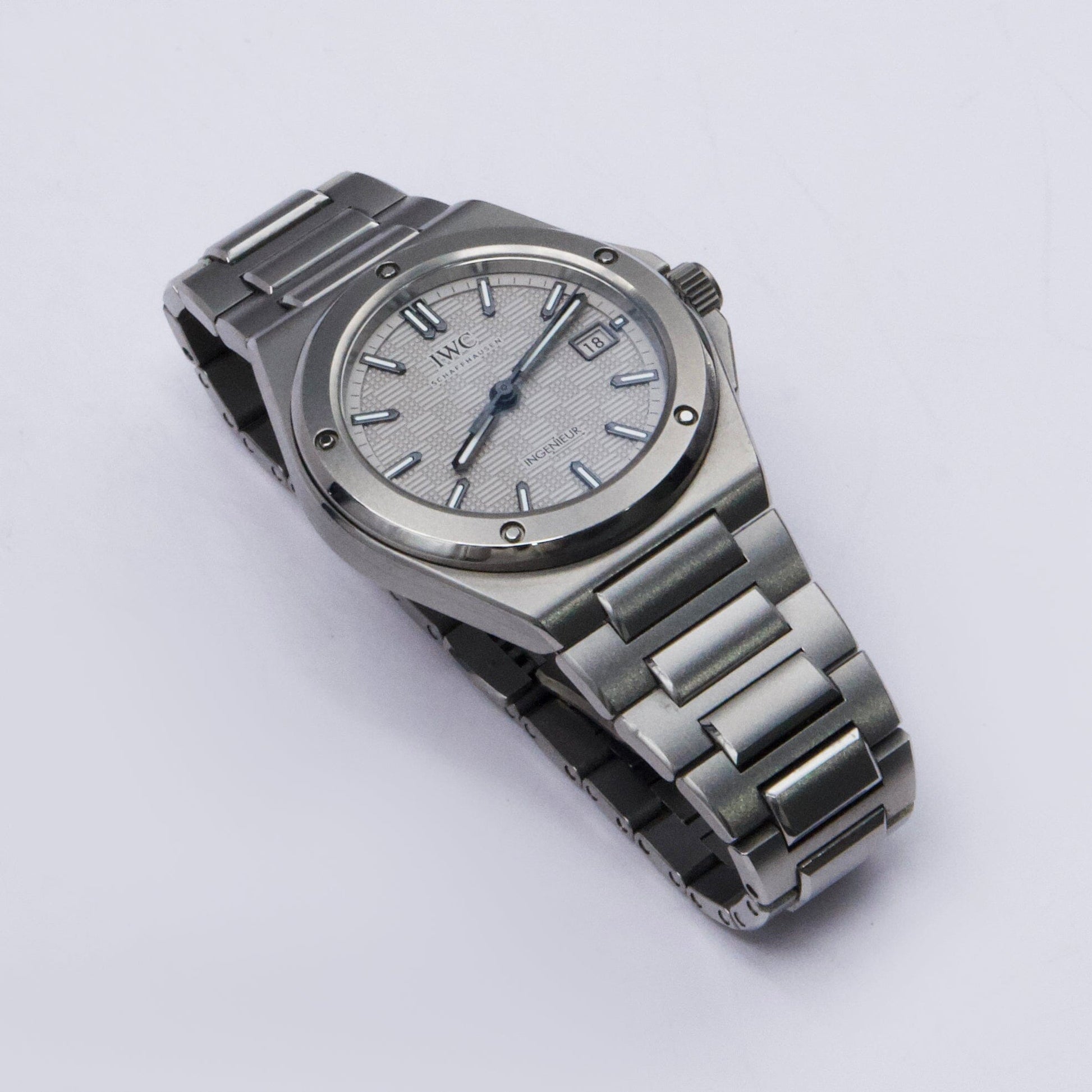 IWC Ingenieur IW328904 Grey Dial Titanium Mens Watch Box Papers Limited Edition - Watches