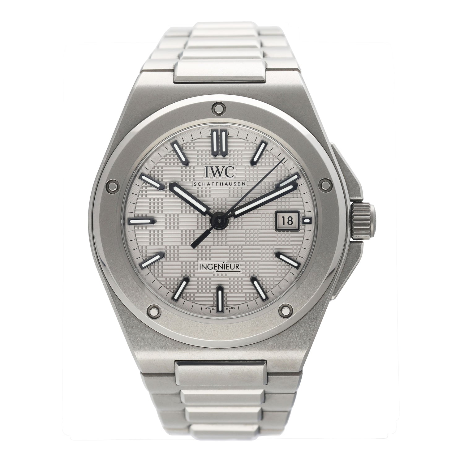 IWC Ingenieur IW328904 Grey Dial Titanium Mens Watch Box Papers Limited Edition - Watches
