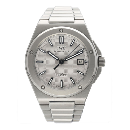 IWC Ingenieur IW328904 Grey Dial Titanium Mens Watch Box Papers Limited Edition