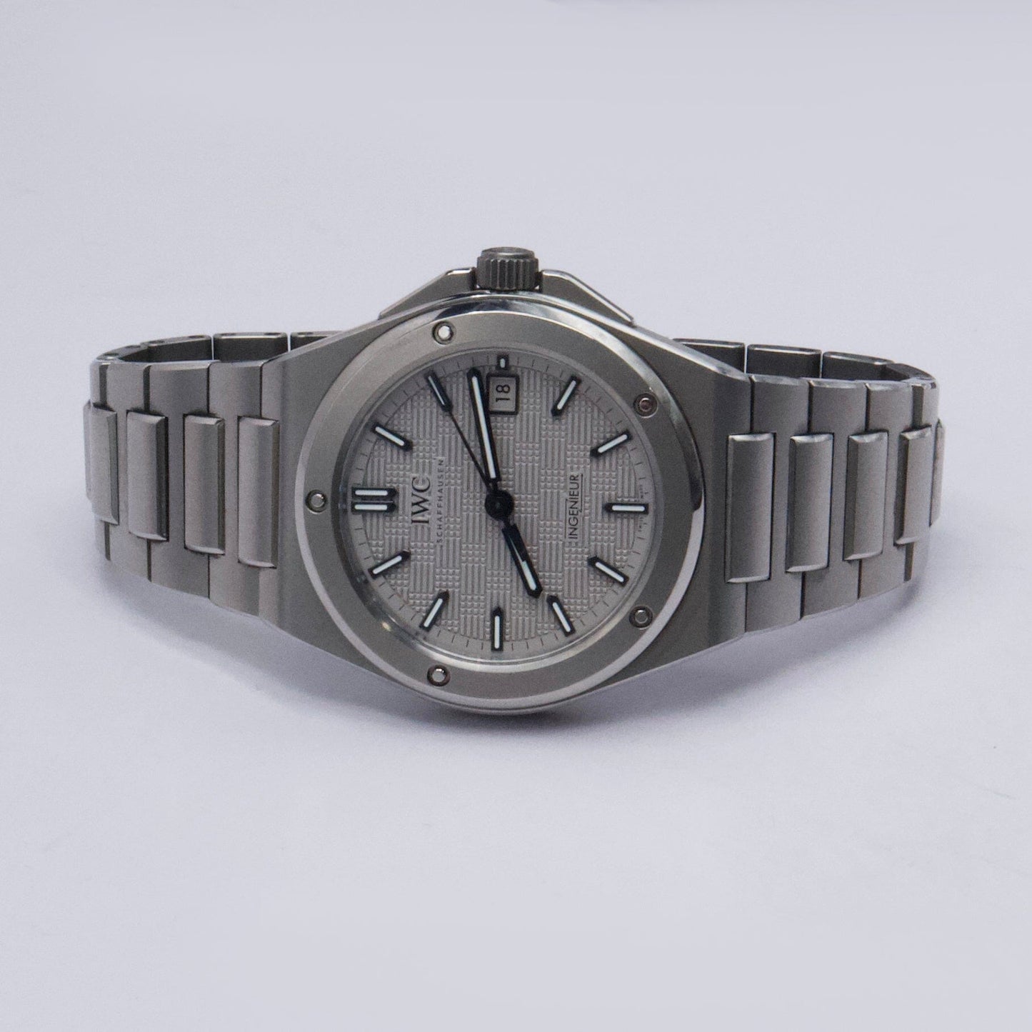 IWC Ingenieur IW328904 Grey Dial Titanium Mens Watch Box Papers Limited Edition - Watches