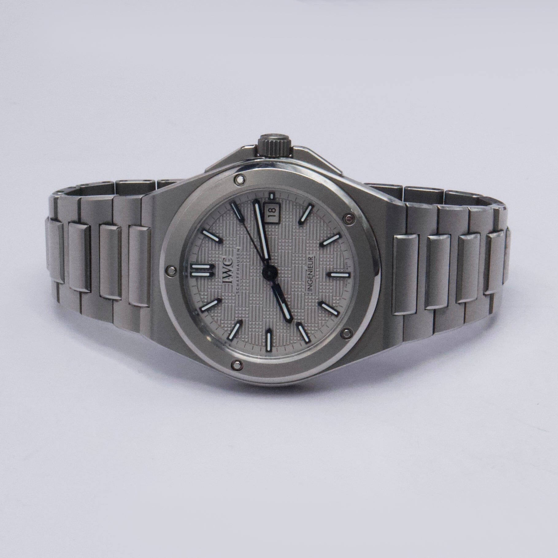 IWC Ingenieur IW328904 Grey Dial Titanium Mens Watch Box Papers Limited Edition - Watches