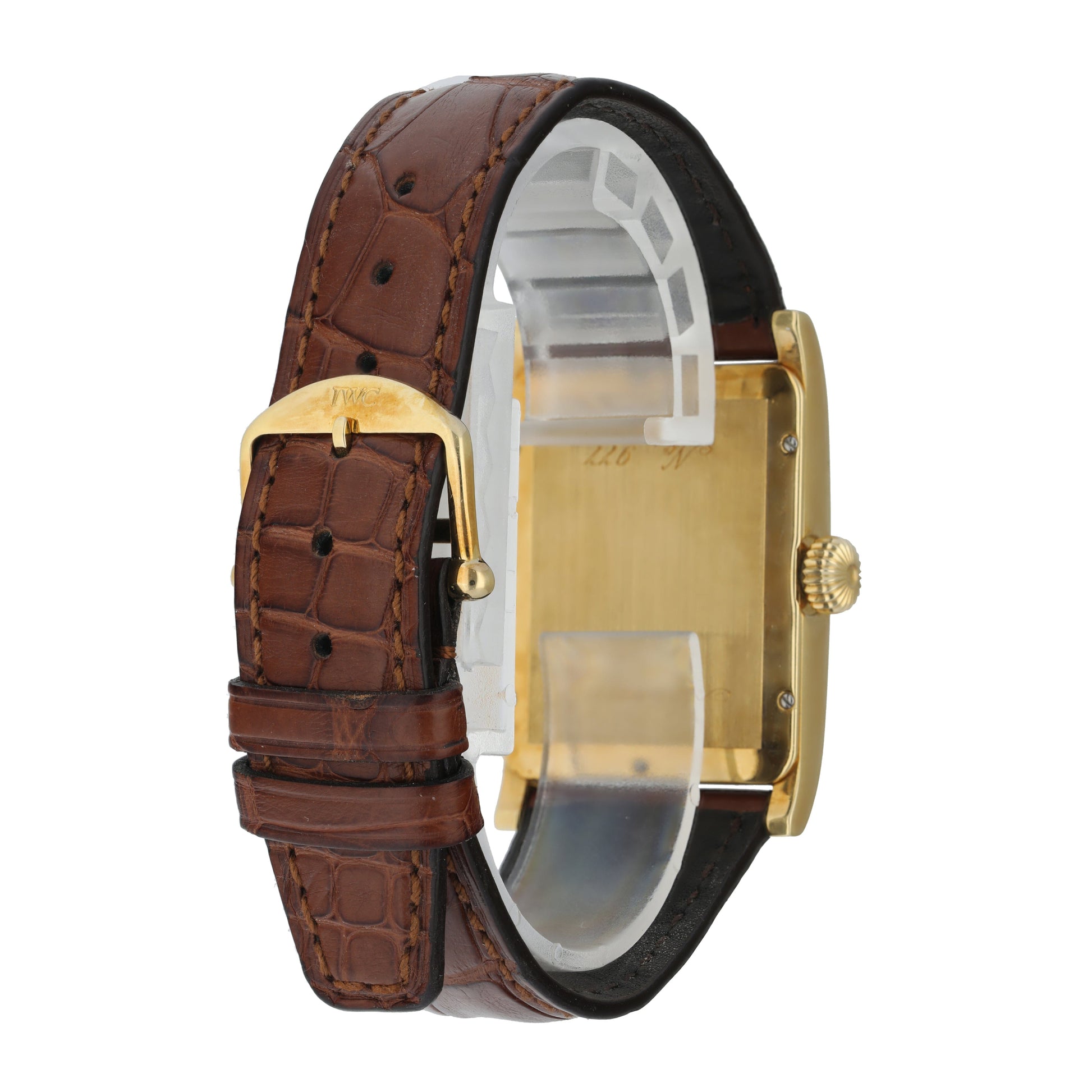 IWC Novecento IW3545 Yellow Gold Perpetual calendar Mens Watch - Wristwatch