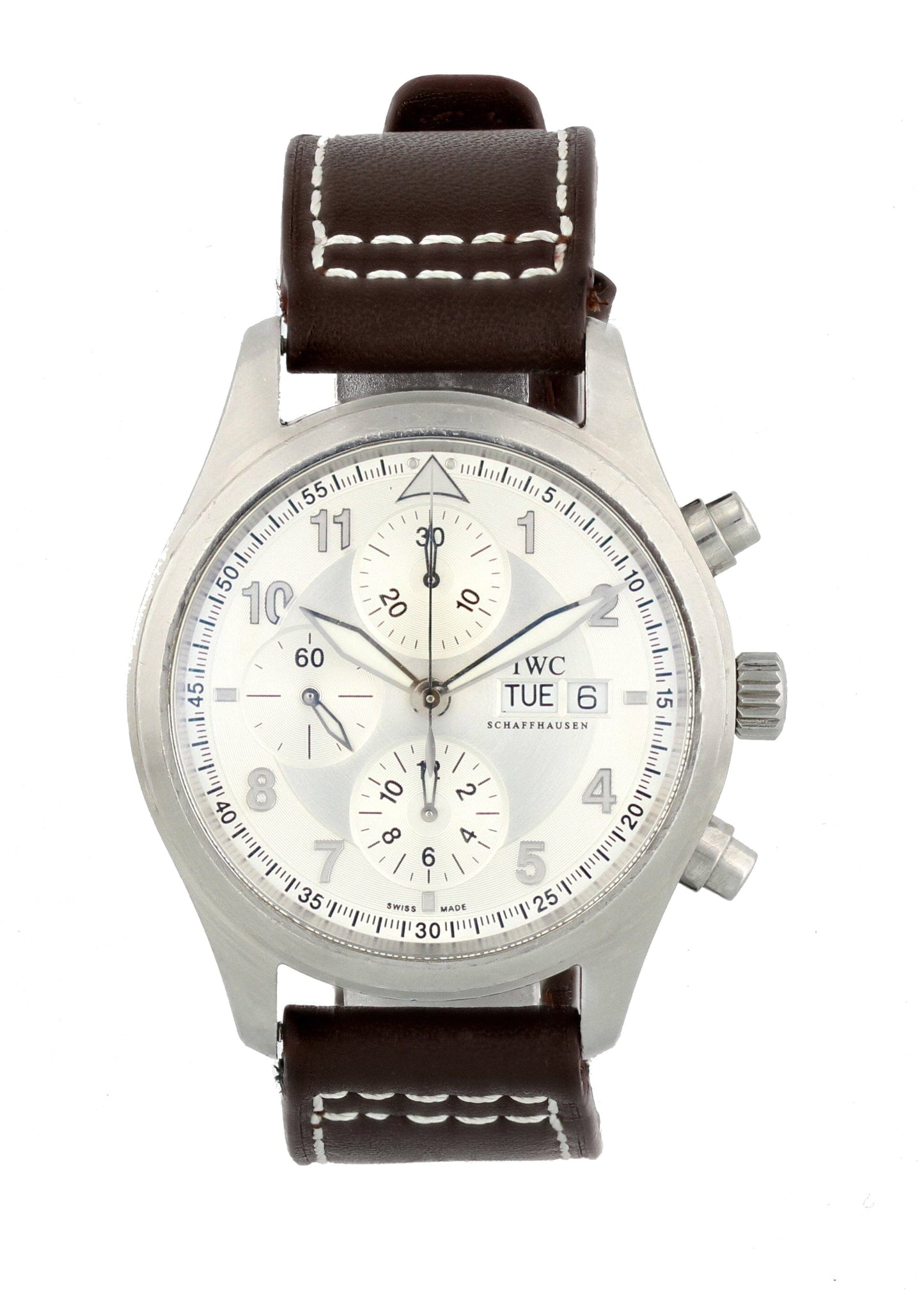 IWC Pilot Spitfire Chronograph IW3717-02 Men Watch - Wristwatch