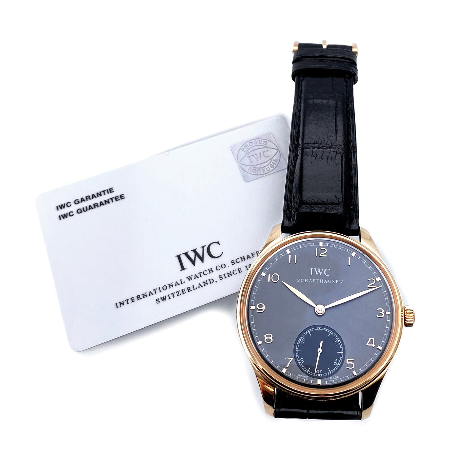 IWC Portugieser Hand-Wound IW545406 Mens Watch Box Papers - Watches