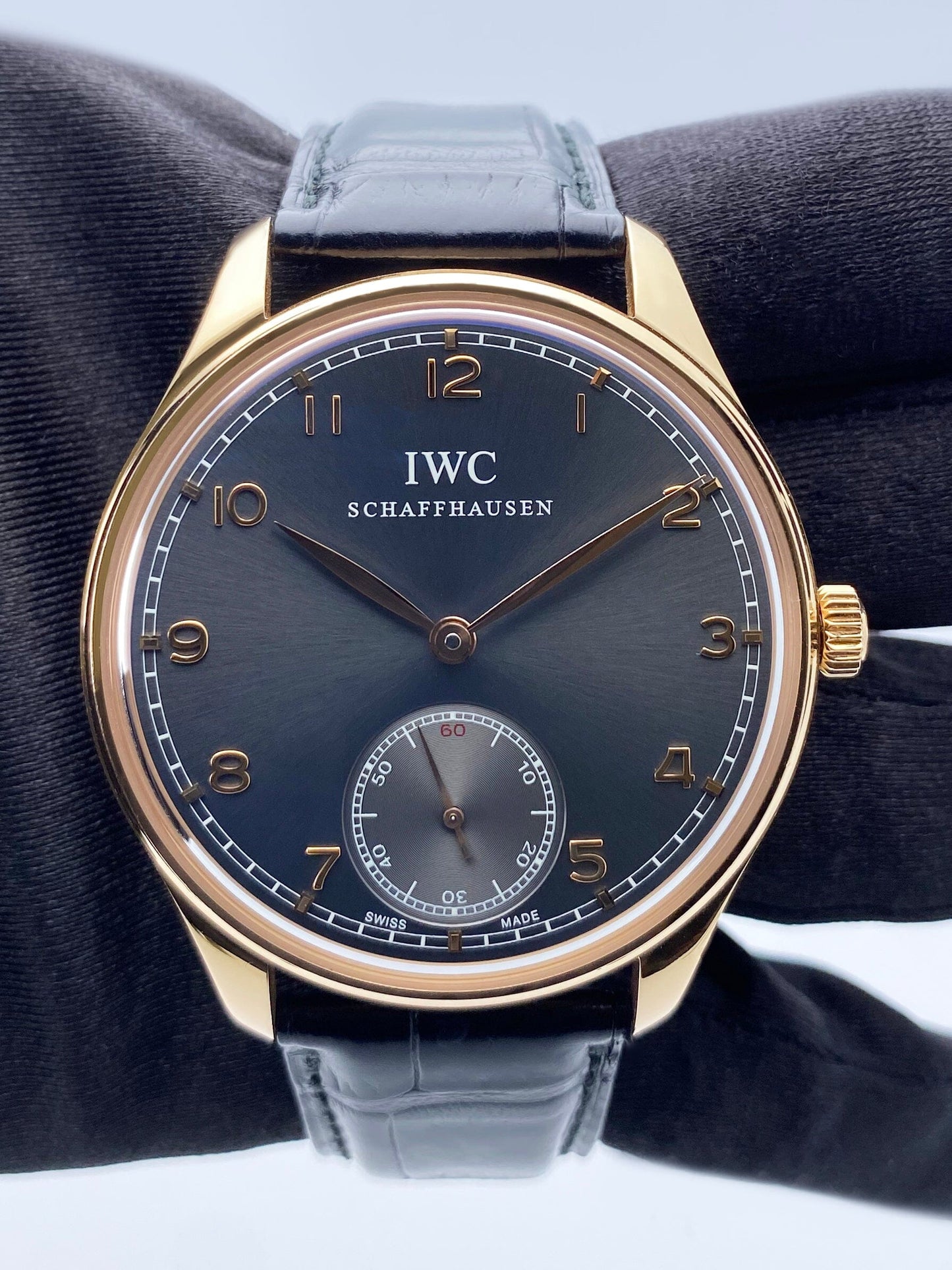 IWC Portugieser Hand-Wound IW545406 Mens Watch Box Papers - Watches