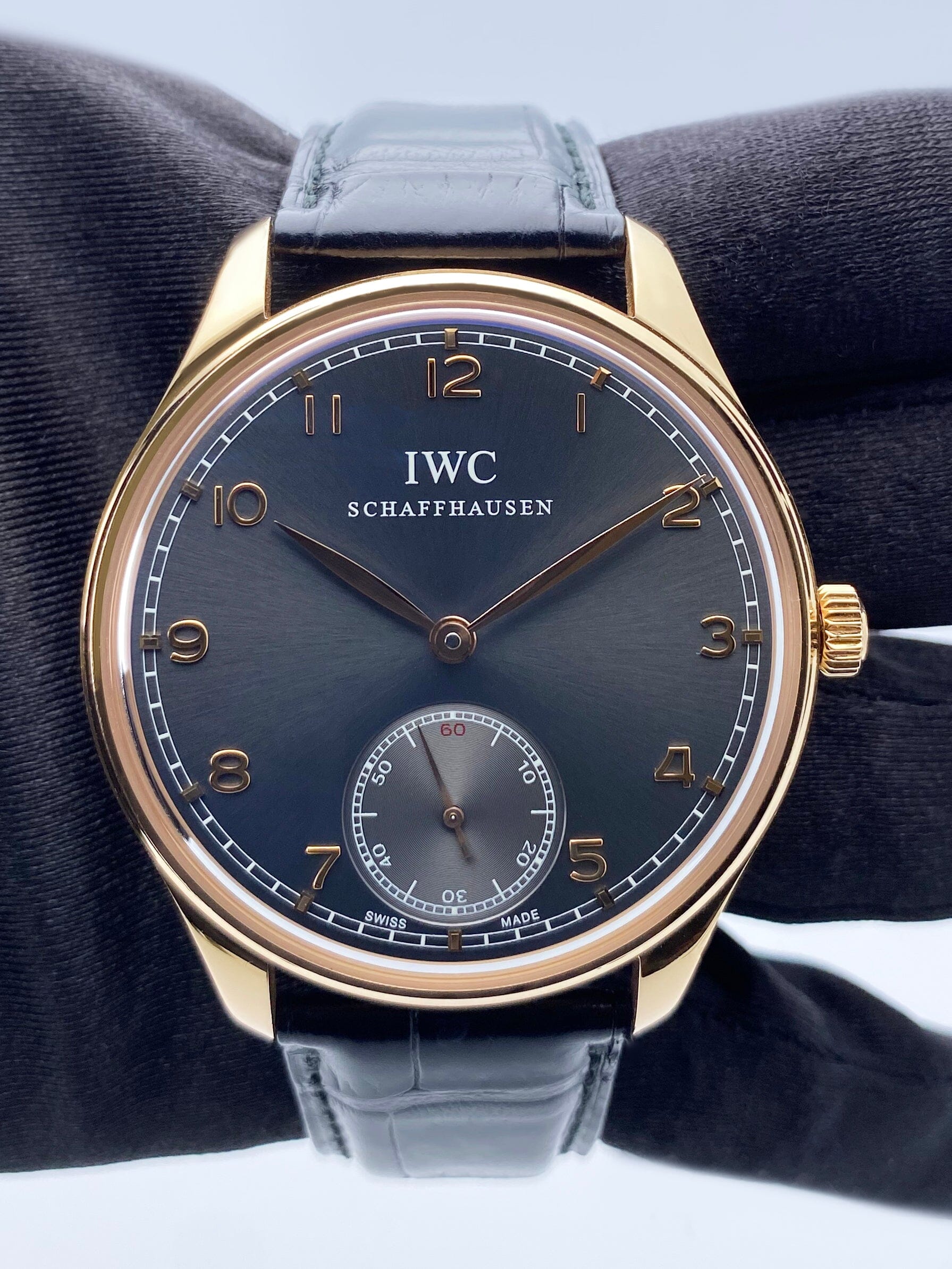 IWC Portugieser Hand-Wound IW545406 Mens Watch Box Papers - Watches