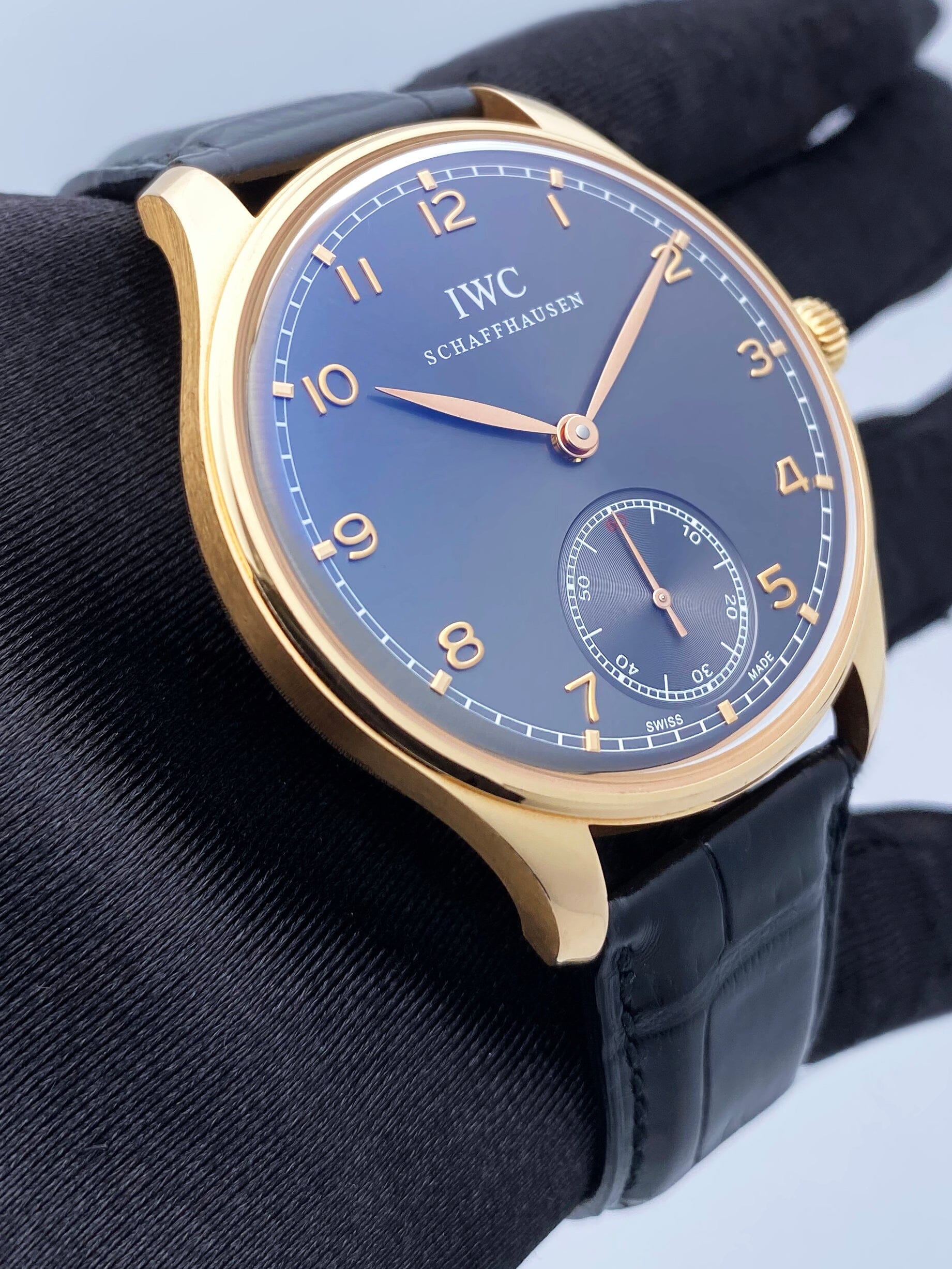 IWC Portugieser Hand-Wound IW545406 Mens Watch Box Papers - Watches