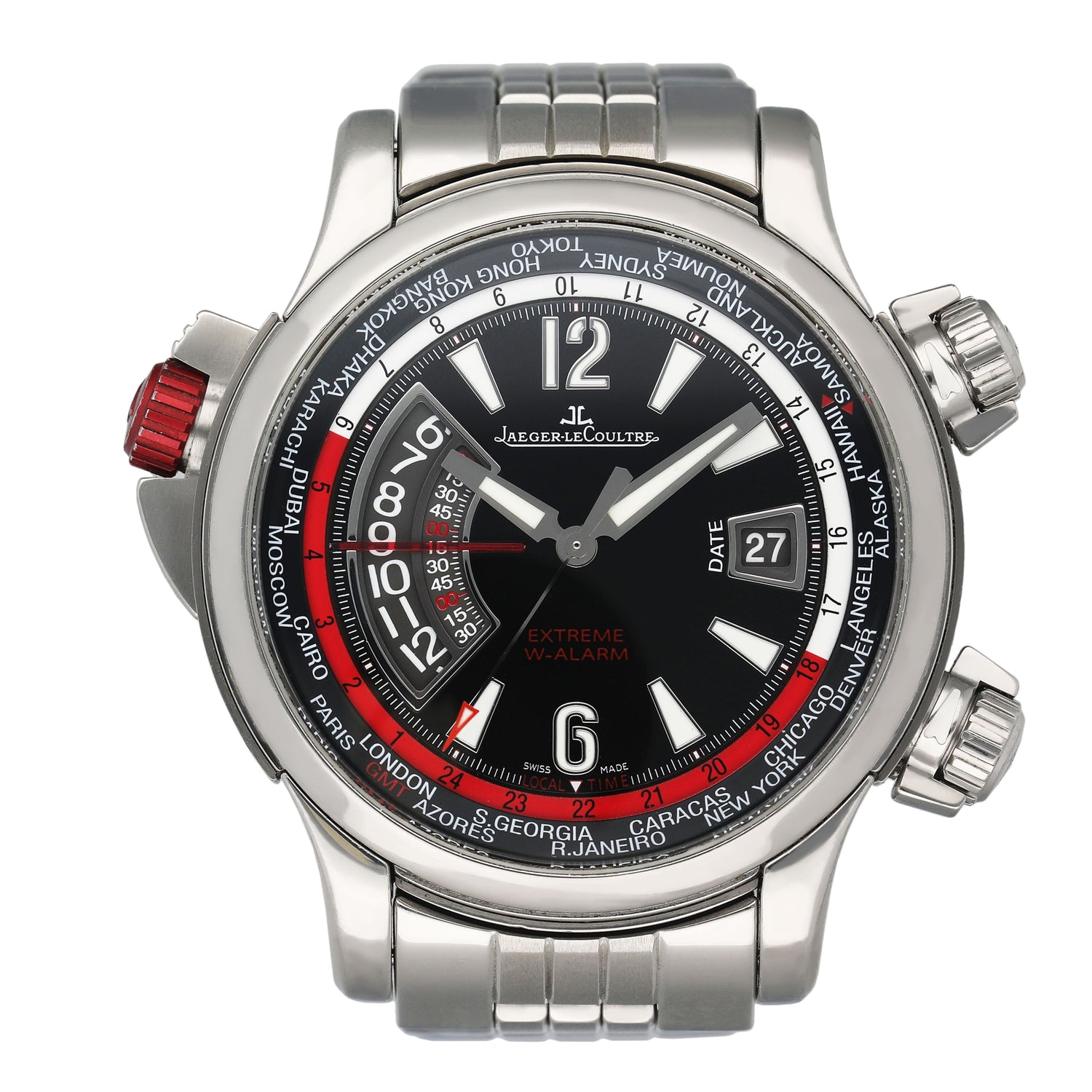 Jaeger-LeCoultre Master Compressor Extreme World Alarm 150.8.42 Mens Watch Box Papers - Watches