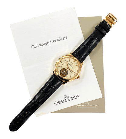 Jaeger Lecoultre Master Date Tourbillion Q1652410 Cream Dial Mens Watch Papers - Watches
