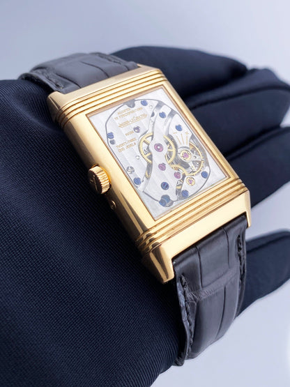 Jaeger LeCoultre Reverso 270.2.63 Sun Moon Rose Gold Mens Watch - Watches